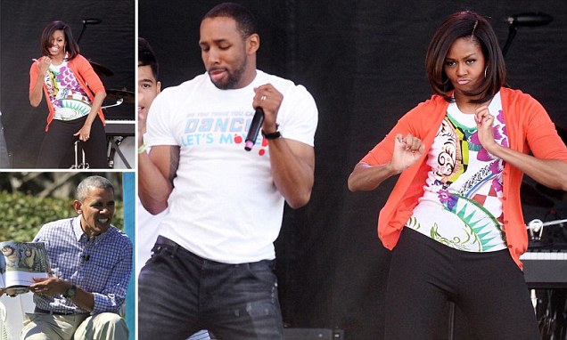 Michelle Obama Salurkan Hobi Jogetnya di Gedung Putih